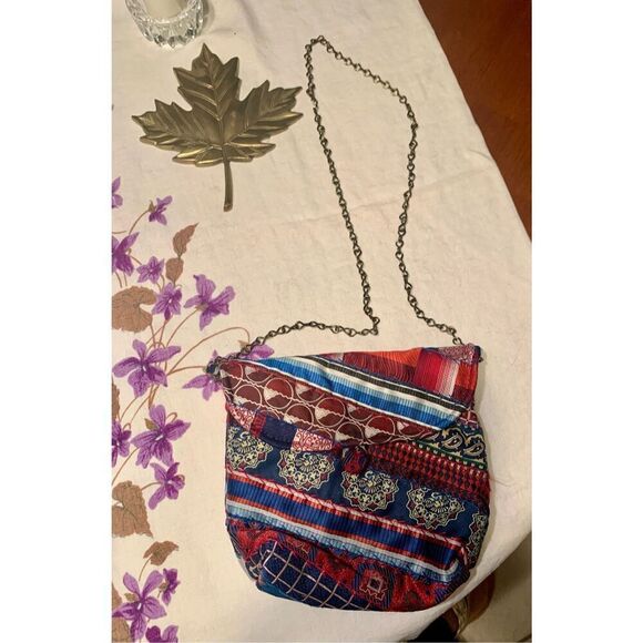 Roberto Tofani Vintage Boho Patchwork Purse - Picture 11 of 11